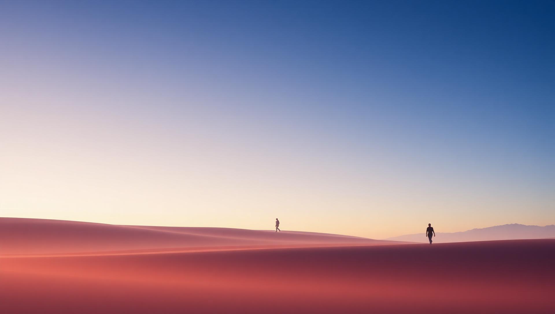A minimal horizon at dawn